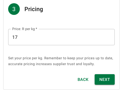 Pricing